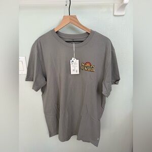 Kanvas by Katin t-shirt in grey with a rainbow graphic mens nwt